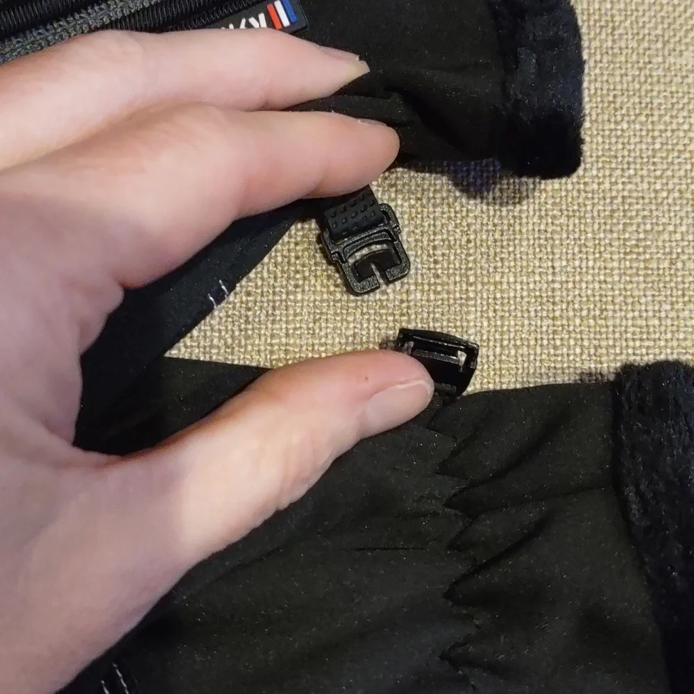 Sport touch screen fingertips gloves, black, large, new